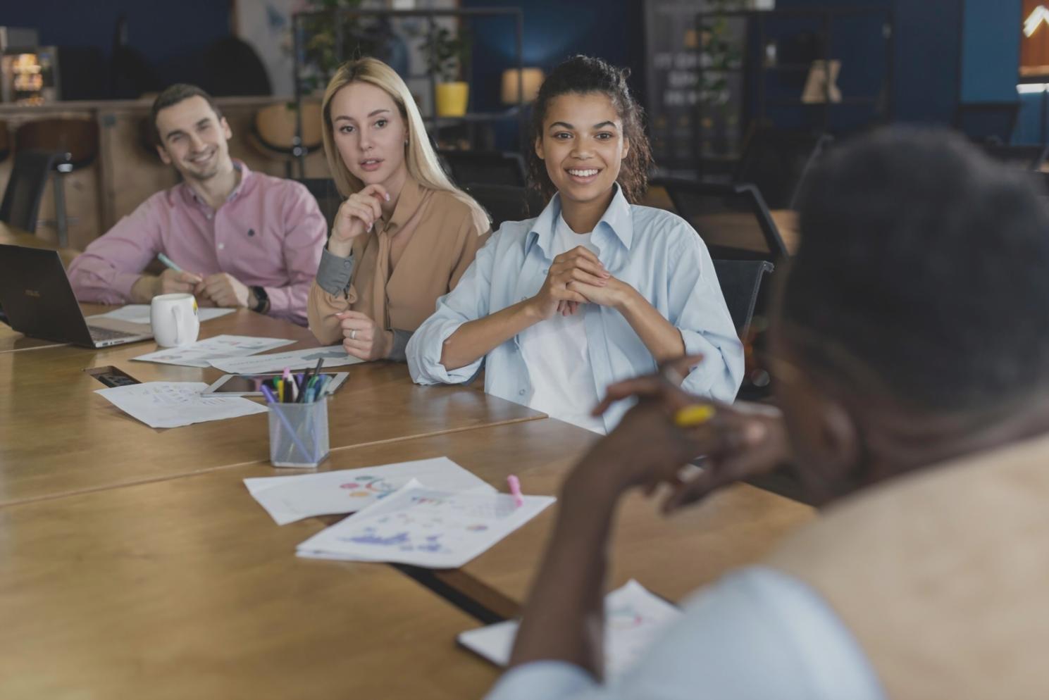 MentiqFlow team collaborating on financial analysis and market research projects